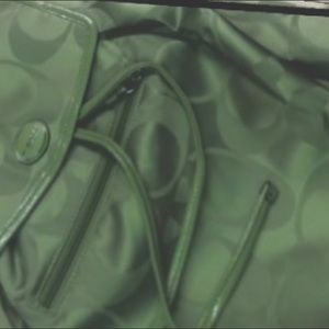 **RARE** SAGE; Coach bucket bag